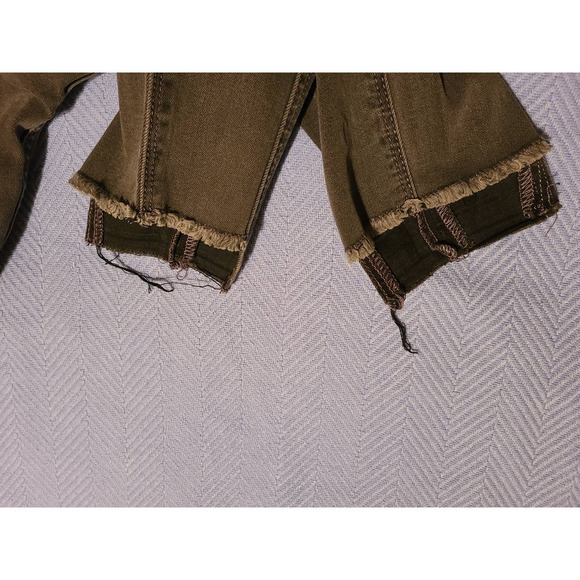 1. State Frayed Ankle Skinny Jeans Women Size 25 Denim Zip Fly 5-Pockets (N) - Picture 6 of 7